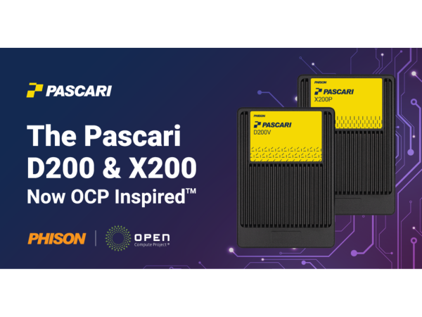 群聯 企業級SSD PASCARI通過成為OCP Inspired™認證產品